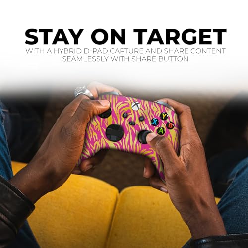 DreamController Nobility Tiggger Custom X-box Controller Wireless compatible with X-box One/Series X/S Proudly Customized in USA I Permanent HYDRODIP Print(NOT JUST A SKIN)(MODDED) - color: Nobility Tigger, size: Modded - Front & Back Print