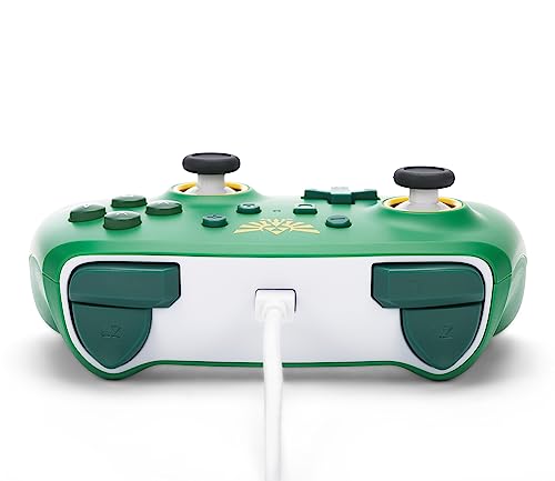 PowerA Nintendo Switch Wired Controller - Hyrule Defender, Detachable 10ft USB Cable, Plug & Play, Officially Licensed by Nintendo - color: Hyrule Defender