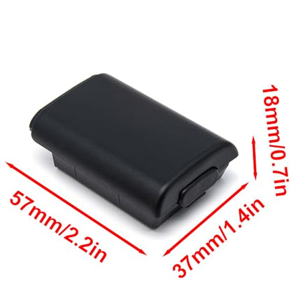 Surf turtle 4PCS Black AA Battery Back Cover Replacement Repair Parts for Wireless Game Controller