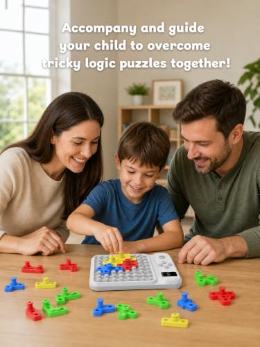 Super Blocks STEM IQ Games Pattern Color Matching & Slide Puzzles | 1030+ Color Matching Puzzles, 460+ Slide Puzzles, Brain Teasers & Logic Solving, For Kids & Teens