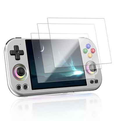 3 Pack Screen Protector for Anbernic RG477M Handheld Game Console, 9H Hardness Tempered Glass for Anbernic RG477M,Anti-Scratch, HD Clarity,Bubble Free