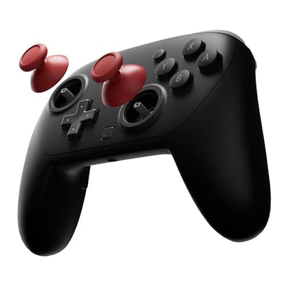 eXtremeRate Replacement 3D Joystick for Nintendo Switch 2 Pro Controller, Left Right Analog Stick Thumbsticks with Screwdriver Tools for Switch 2 Pro Controller, Multi-Colors Options - Carmine Red - color: Carmine Red