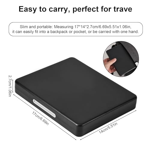 Game Cartridge Storage Case for Gameboy GB GBC, Magnetic Closure Protective Holder with Silicone Slots Holds 16 Game Cartridges for GB GBC Collectors