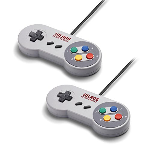 V-Kits Raspberry Pi 3 Model B+ (B Plus) Retro Arcade Gaming Kit with 2 Classic USB Gamepads [2018 Model]