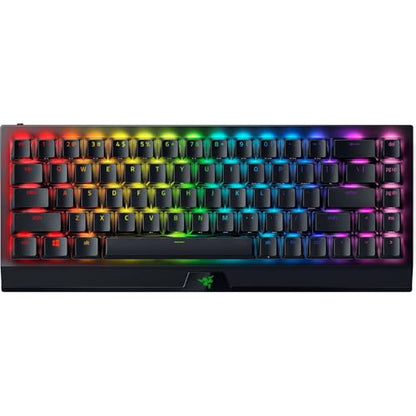 Razer BlackWidow V3 Mini Wireless Mechanical Gaming Keyboard, Yellow Switch | Linear & Silent, Phantom Pudding Keycaps, Snap Tap, 200 Hr Battery - color: Yellow Switches - Linear & Silent, size: BlackWidow V3 Mini - Phantom Edition, style: Keyboard