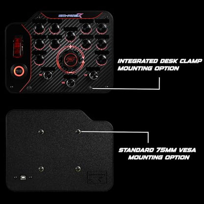 SIM-PANEL PC Sim Racing Gen 2 Button Box (Horizontal Layout)