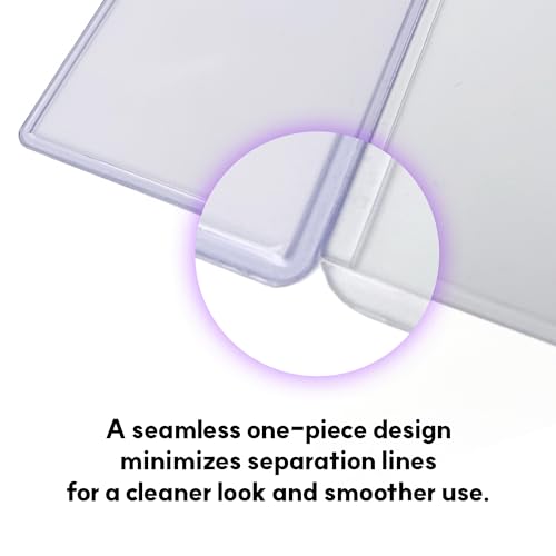 130PT Extra-Rigid Top Loaders for Cards (10 Pack) – Ultra Clear Hard Plastic Card Sleeves for Trading Cards, Collectible Cards & Sports Cards – Thick Trading Card Top Loaders & Hard Card Protectors - size: 130PT / 10 Pack