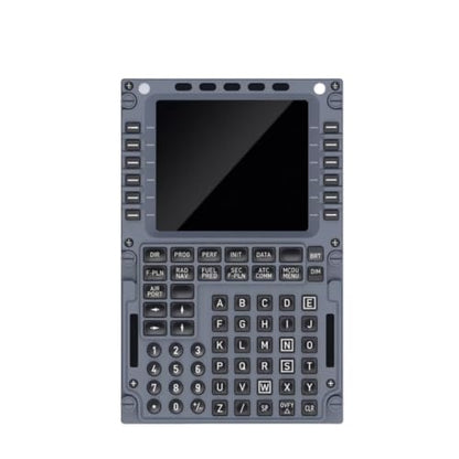 Flight Simulator Control Panel Cockpit Accessory Full HD Glass Display Plug & Play Desktop Aviation Game Simulator Full Set With LSK Keys For Flight Sim Enthusiasts Home Hobby Beginners