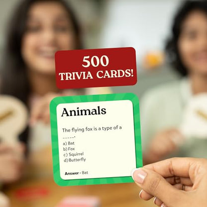 Skillmatics Card Game - DIBS, Fast-Paced Trivia Game, Fun & Educational Game for Family, Friends, and Parties, Quick Thinking, 10 Categories, Gifts for Kids, Teens, and Adults Ages 8, 9, 10 & Up