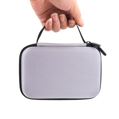 JINMEI Hard EVA Carrying Case Compatible with R36MAX/RG40XX V /RG CubeXX/ RG Cube/ Powkiddy RGB30 4-Inch Handheld Game Console Case (grey) - color: grey