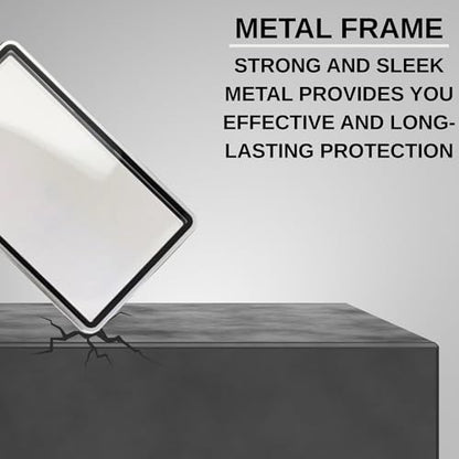 RedCap Magnetic Aluminum PSA Graded Card Holder 35PT Premium PSA Slab Protector Display Case with UV Resistant Glass Fits Standard PSA Graded Sports Trading Cards - Silver Flash - color: Silver Flash