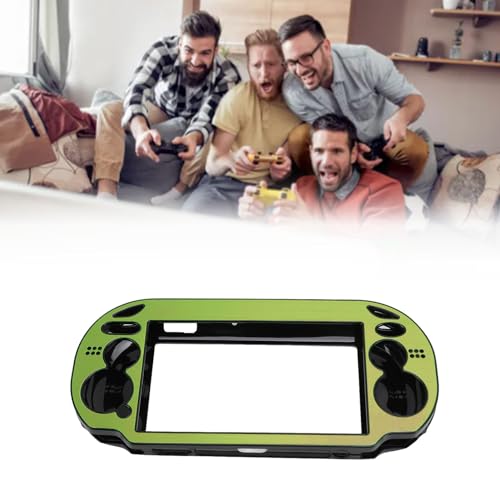 Zopsc Game Console Metal Case, Premium Aluminum Alloy Protective Hard Shell Cover for PSV 1000 Handheld Console Green - color: Green