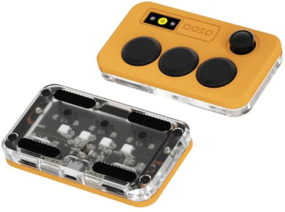 KEEBMONKEY DOIO Sayo OSU Rapid Trigger Hall Effect Keyboard with Joystick and Screen, CNC Aluminum RGB One Handed Macro Pad for Rhythm Games,USB-C Custom Programmable keypad (Yellow(3 Key)) - style: Yellow(3 Key)