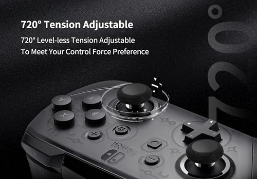 GuliKit 720° Adjustable Tension TMR Magnetic Joystick Replacement Kit, for PS4 DualShock Controller, Anti-drift Stick Repair Module with 3 Pairs Thumbstick Caps, Soldering Required - color: NS55-PS4-Blue