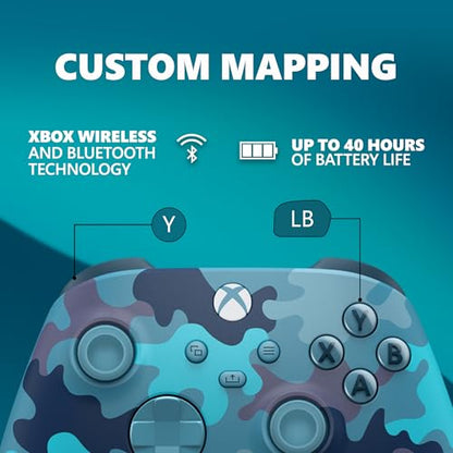 Xbox Special Edition Wireless Gaming Controller – Mineral Camo – Xbox Series X|S, Xbox One, Windows PC, Android, and iOS - color: Mineral Camo