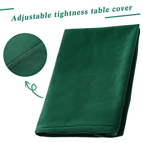 Frienda Game Table Cover Felt Game Tablecover Folding Tablecloth for Card for Playing Poker Cards Mahjong Puzzles Board Games, Table Not Included(Green,34 x 34 x 4 Inch) - color: Green