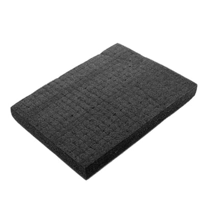 Black Grid Foam Cube Pad 500x300x30mm, Pluckable Foam Insert Sheet for Tool Box, Shipping Packaging, and Game Case Protection Cushion