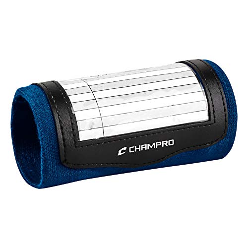 Champro Wristband Playbook - color: Navy, size: Youth