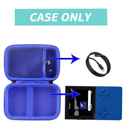 Hard Carrying Case Compatible with RG40XX V Handheld Game Console RG 40XXV,Analogue Pocket Handheld Game Console (Case Only) (blue) - style: Blue