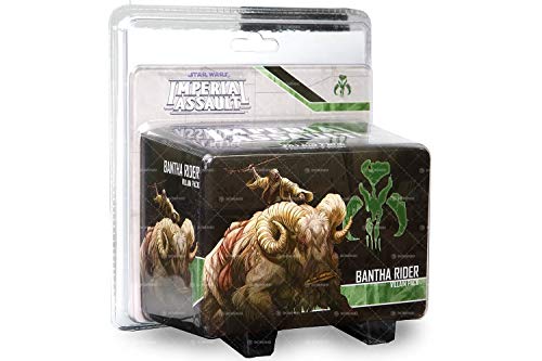 Star Wars Imperial Assault Board Game Bantha Rider VILLAIN PACK - Epic Sci-Fi Miniatures Strategy Game for Kids and Adults, Ages 14+, 1-5 Players, 1-2 Hour Playtime, Made by Fantasy Flight Games - size: Villain Pack, style: Bantha Rider