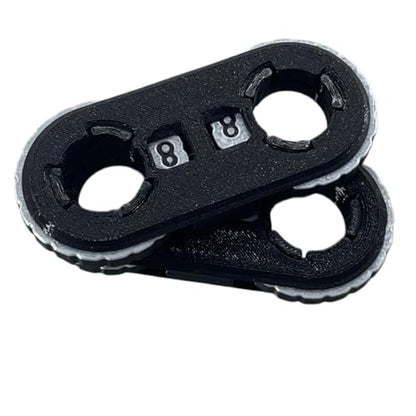 2 Pack MTG Life Counter - HP Tracker with Tracking Card SlotMTG Tabletop RPG(not inclouded dice Inside) Dungeons and Dragons(2 Pack Black White) - color: Black