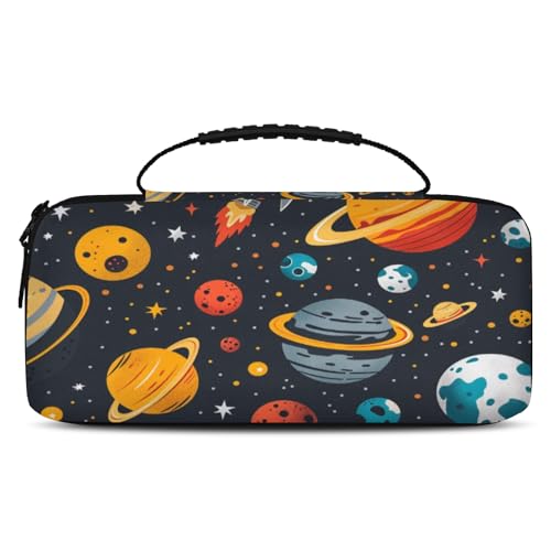 Adornori Carry Case Compatible with Nintendo Switch 2, with 20 Games Cartridges, Portable Travel Carrying Case Pouch for Accessories & Game Cards, Space - color: Multicolor 8