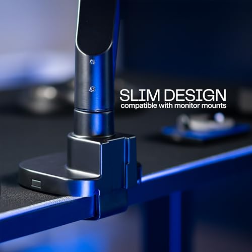 VIVO Extra Large 71 x 30 inch Full Size Desk Pad with RGB Lighting for Office Ambience and Immersive Gaming, Oversized Mouse Pad Table Top Cover, 12 Color Modes, Non-Slip Base, Black, DESK-PAD72 - size: 71 x 30 inches