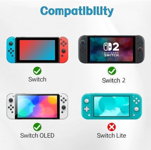 BIYTC Switch Dock for Nintendo Switch 1&2 Portable Tv Docking Station | Switch TV Adapter Travel Dock with USB3.0 Port
