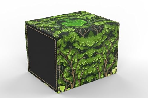 Vault- TCG/MTG 100+ Card Color Combo Deck Box (Forest) - color: Forest