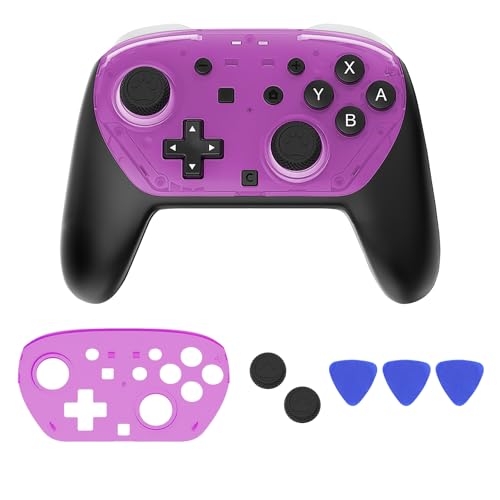 DLseego Hard Surface Replacement Case for Nintendo Switch 2 Pro Controller, Hard Shell Surface Protector, Portable Travel Storage, Shock-Proof, Anti-Scratch, Water-Resistant Accessory Cover - Purple - color: Purple