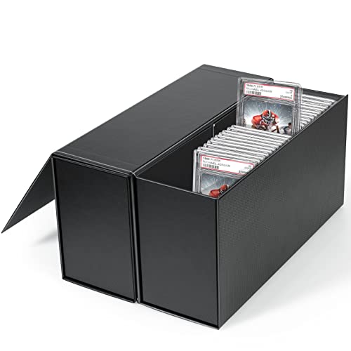 tutata PSA Graded Card Storage Box, PSA Graded Card Storage Holder Container Trading cards Boxes - 2 Pack