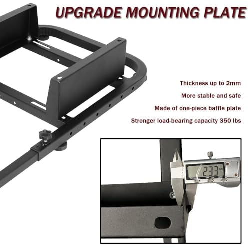 Racing Rear Seat Stand for Steering Wheel Mount to Expand into Gaming Simulator Cockpit with Black Double Locking Slides Ergonomic Breathable Driving Race Chair Fit for Marada, Minneer