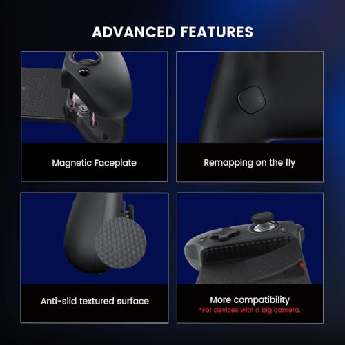 GameSir G8 Plus Bluetooth Mobile Game Controller for Switch & iOS & Android & Tablets, Wireless Gamepad with Hall Effect Joysticks/Hall Trigger, Play Minecraft, Genshin Impact, Call of Duty Mobile - size: G8 Plus
