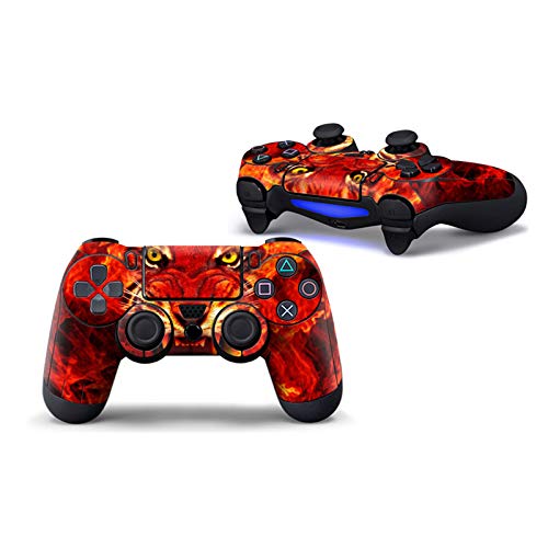Skin for Ps4 Controller, 3pcs Whole Body Vinyl Decal Cover Sticker for PlayStation 4 Controller (PS4 Controller #1) - color: PS4 controller #1