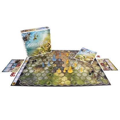 Steamforged Games: Godtear the Board Game (The Borderlands Starter Set) | Finvarr, Titus, Double-Sided Battlefield, No Assembly, 45-60 Minute, 14 Plus, (2 Players) - style: The Borderlands Starter Set