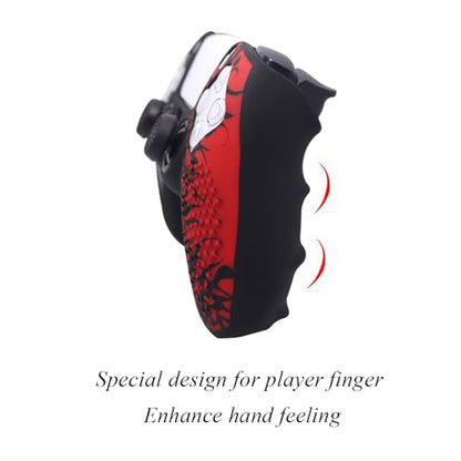 IVYUEEN Anti-Slip Silicone Skin for Playstation 5 PS5 Controller Protective Cover Case & Touch Pad Sticker for DualSense Controller