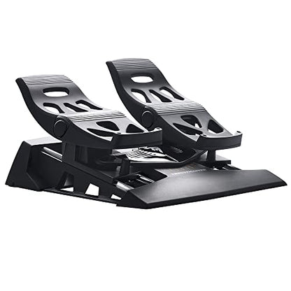 Thrustmaster TFRP Precision Flight Sim Rudder Pedals - PS5, XBOX & PC | self-centering axis, long travel, aluminum rails, differential breaking, for all types of flight, adjustable resistance