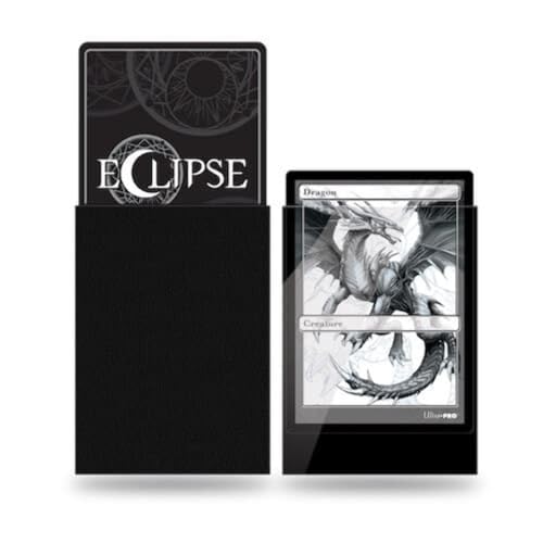 Ultra Pro - Eclipse Gloss Standard Sleeves (100 Pack) - Jet Black - color: Jet Black