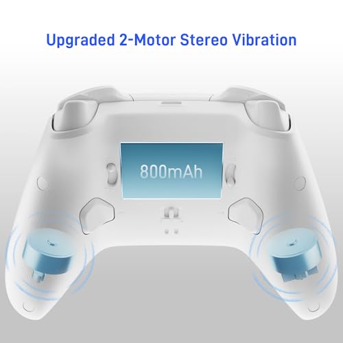FLYDIGI Direwolf 4 PC Controller Forceflex Joystick Forceswitch Triggers | 1000Hz Report Rate, Grip Vibration, 2 Extra Customizable Bottons, 6-Axis Gyro, 800mAh Battery