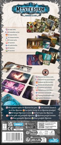 Mysterium Secrets & Lies Board Game Expansion (2025 Refresh) | Cooperative Psychic Mystery Game for Familes, Kids & Adults, Ages 10+, 3-7 Players, 45 Minute Playtime