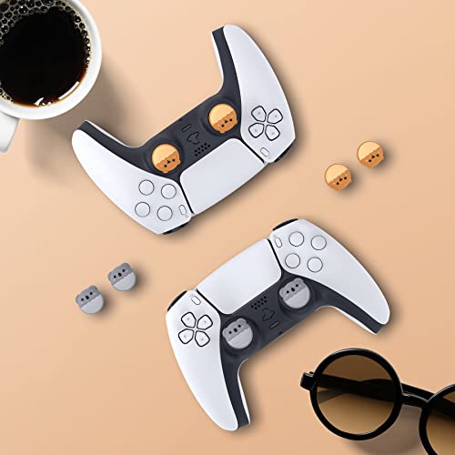 PlayVital Cute Thumb Grip Caps for ps5/ps5 Edge Controller, Joystick Caps for Switch 2 Pro/Switch Pro, Thumbstick Cover for Xbox Series X/S, Elite Series 2, Xbox One - Brown Bear & Koala - color: Brown Bear & Koala