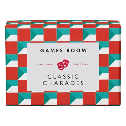 Ridley's Games Room Classic Charades Guessing Game – Trivia Games for Adults and Kids – 2+ Players – Includes 140 Unique Question Cards – Fun Quiz Cards that Make a Great Gift - color: Trivia Charades