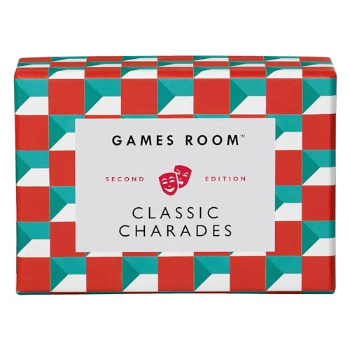 Ridley's Games Room Classic Charades Guessing Game – Trivia Games for Adults and Kids – 2+ Players – Includes 140 Unique Question Cards – Fun Quiz Cards that Make a Great Gift - color: Trivia Charades