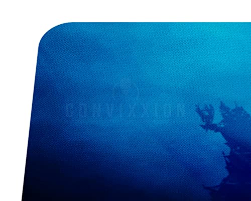 Ancient Shipwreck Ocean Neoprene Playmat Custom Made Board Game Mat for Magic TCG CCG LCG (24" x 14") - size: 24" x 14"