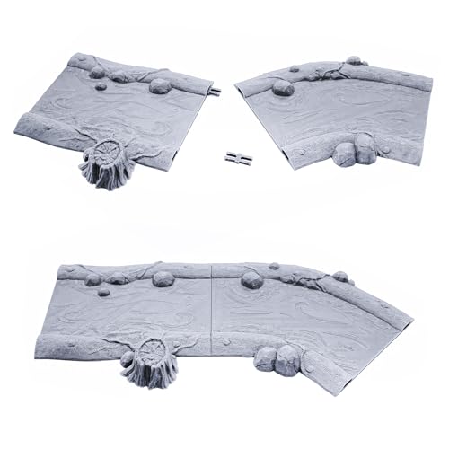 EnderToys Rivers by Makers Anvil, 3D Printed Tabletop RPG Scenery and Wargame Terrain 28mm Miniatures