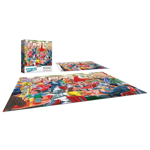 RoseArt - Back to The Past - Dancing At The Diner - 1000 Piece Jigsaw Puzzle for Adults - style: Dancing at the Diner