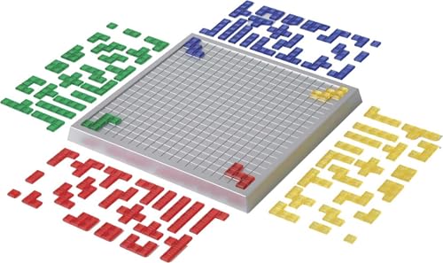 Mattel Games Blokus XL Board Games for Family Night, Brain Games for 2 to 4 Players, Oversized Board and Pieces (Amazon Exclusive) | Classic Strategy Play with "Just One Rule," featuring Oversized Board and Pieces (Amazon Exclusive)
