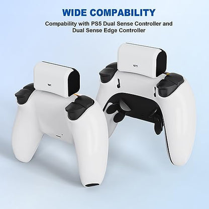 Rechargeable Battery Pack Compatible with PS5 Dualsense/Edge Controller,Play and Charge Kit for PlayStation 5 Controller,USB Type-C Charging Cable,+10 Hours of Battery Life,1 Pack