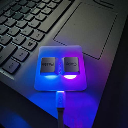BTXETUEL Copy and Paste 2-Key Keyboard SAYO OSU Keypad Hotswap One Handed Mechanical Gaming Keyboard Cherry Switch RGB Backlit Mini USB Keypad for macros or Rhythm Games - color: white