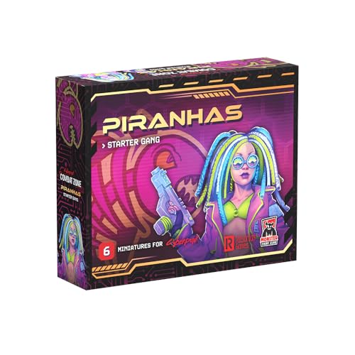 Monster Fight Club Combat Zone Product Line (Piranhas Starter Gang) - style: Piranhas Starter Gang